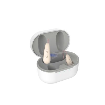 Audífonos inalámbricos invisibles con 40dB de ganancia máxima y 8 canales