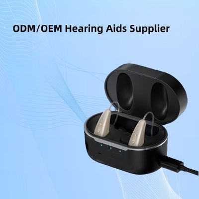 Auxilios auditivos digitales ligeros Solo 2,6 g Beige o personalizado Certificado por la FDA