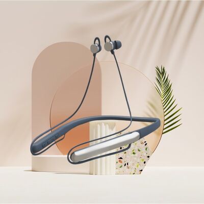 Audífono Bluetooth con Control de Volumen y Diseño de Collar con Mejora de Voz para una Experiencia Auditiva Mejorada