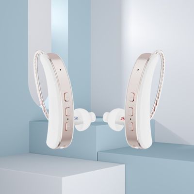 BTE RIC Digital Ear Machine Golden Single Hearing Aid con reducción de ruido