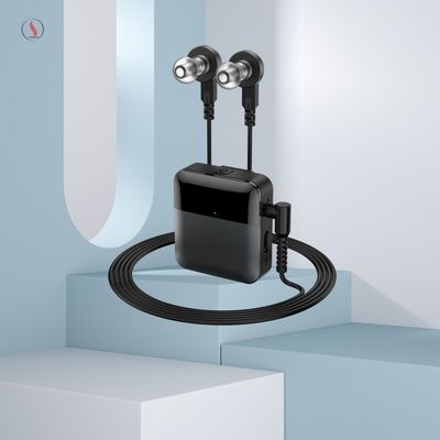 Amplificador de audición con discapacidad de estilo de clip trasero para pérdida auditiva de moderada a moderada