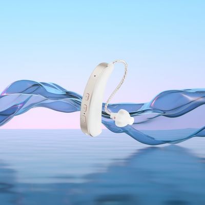 Batería de litio recargable y audífonos digitales de volumen ajustable de 9 niveles con chip digital SOC