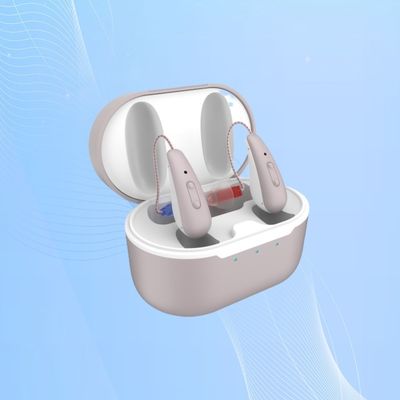 Ayuda auditiva BTE OTC con chip digital de 8 canales para pérdida auditiva grave