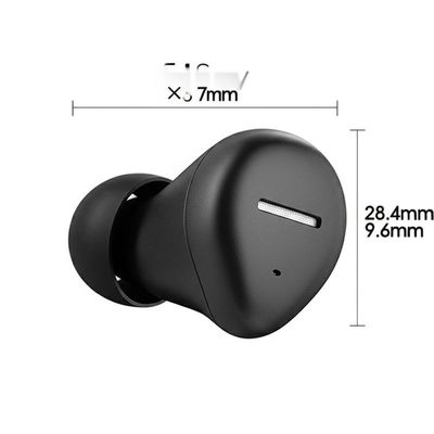 Auricular Bluetooth intrauditivo de 28,4 mm × 9,9 mm × 7,6 mm con certificaciones RSL SCCP y audio en la industria musical